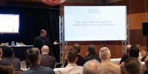 Francis Bissonnette conférencier au Congrès de la CMMTQ - Batimatech - public