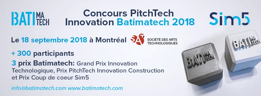  L’équipe de Batimatech lance la deuxième édition du concours PitchTech Innovation Batimatech 2018 
