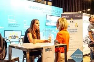 Vicki Grondin , Maestro Technologies, Caroline Gaudreault, Immophoto Batimatech 2018 - 18 Sept Nidesco-126