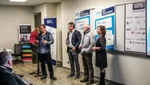 Photos réalisé par Nidesco lors du 5 à 7 Batimatech au CRIM dans les espaces de Polytechnique Montréal