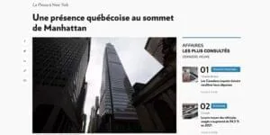 Visuel article La Presse - Batimatech