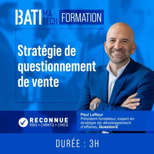 formation continue reconnue RBQ